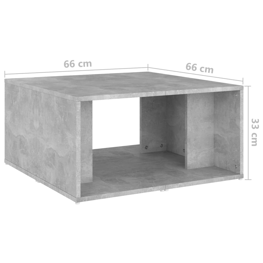 Tables basses 4 pcs 33x33x33 cm bois fini