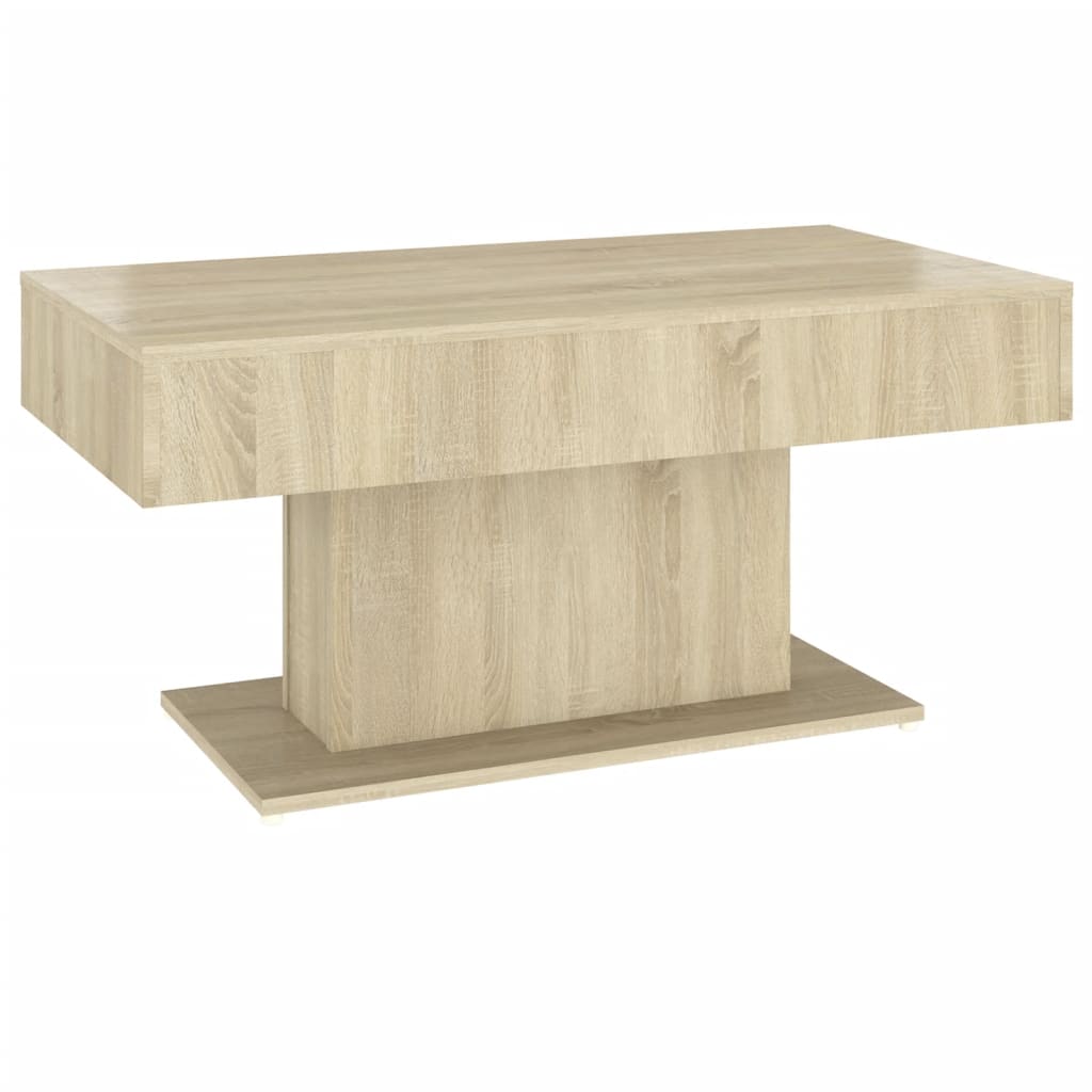 Salontafel 96x50x45 cm bewerkt hout