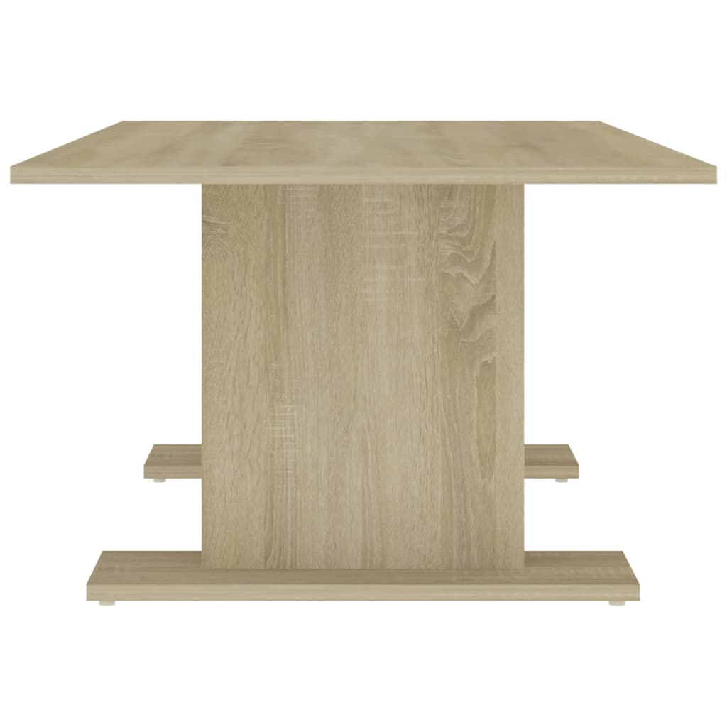 Table basse 103,5x60x40 cm en bois travaillé