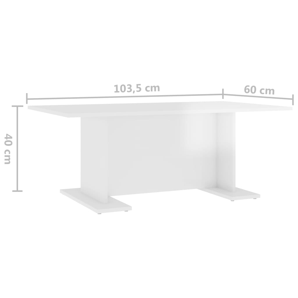 Salontafel 103,5x60x40 cm bewerkt hout