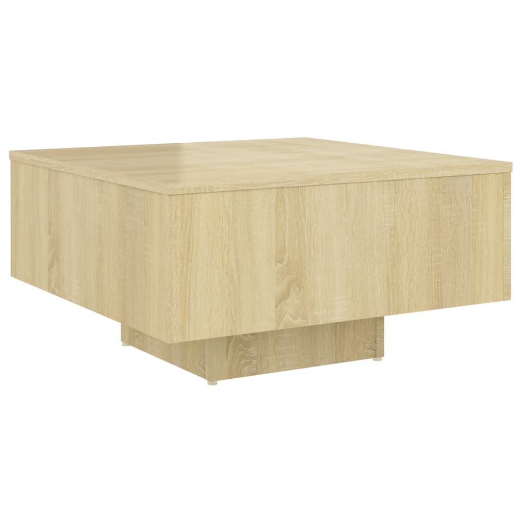 Salontafel 60x60x31,5 cm bewerkt hout