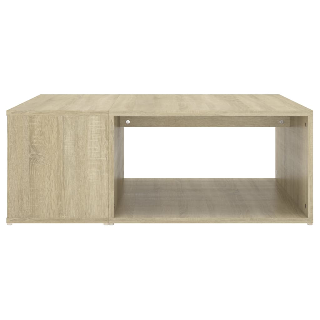 Salontafel 90x67x33 cm bewerkt hout