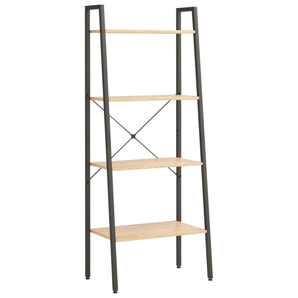 Ladderrek met 4 schappen 56x35x140 cm en