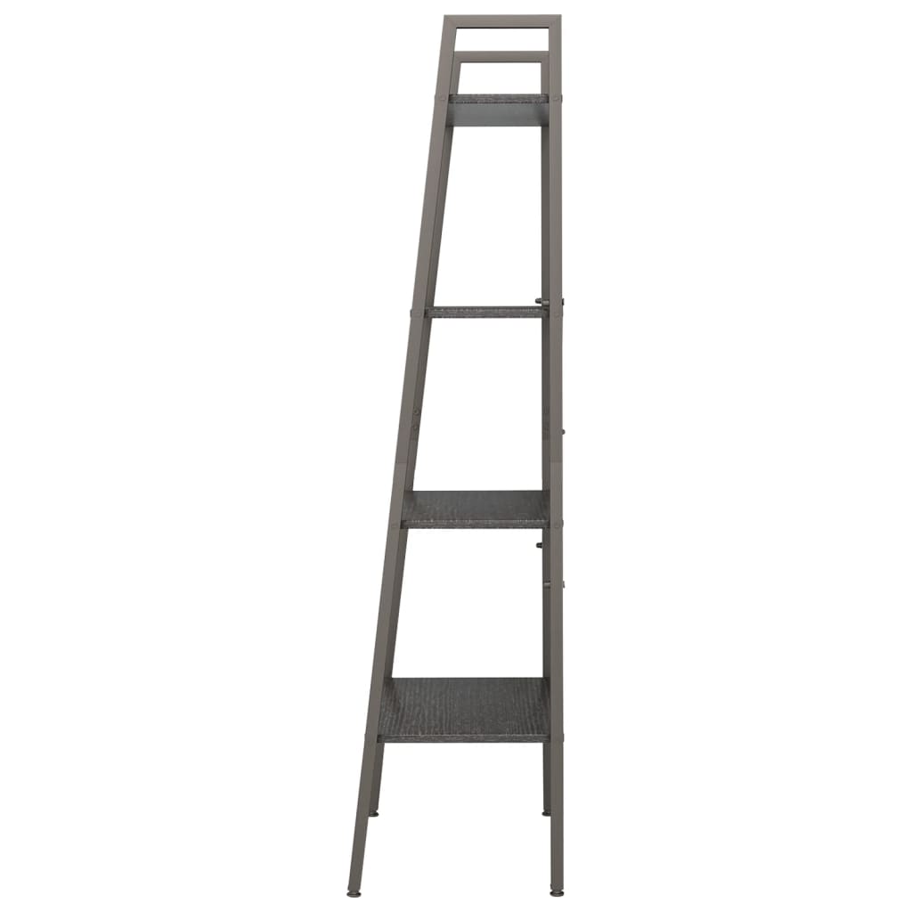 Ladderrek met 4 schappen 56x35x140 cm en