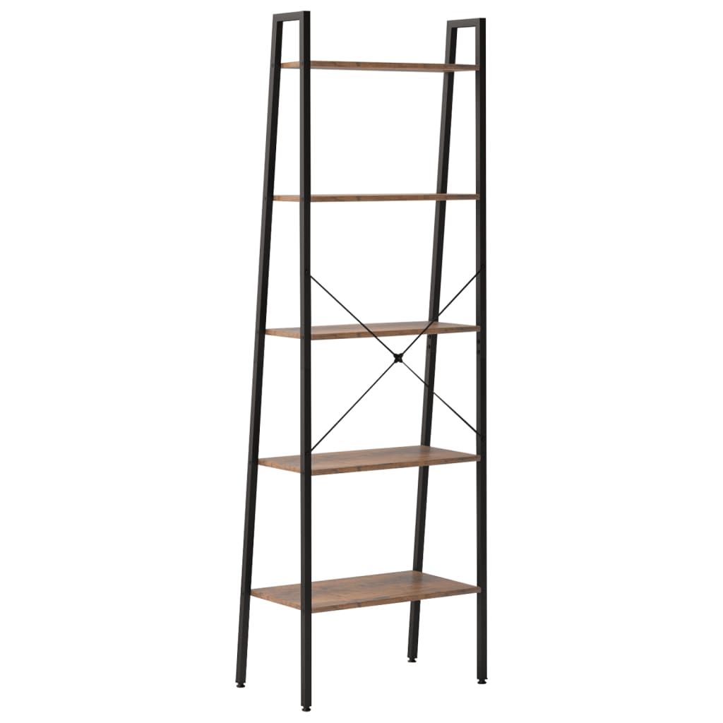 Ladderrek met 4 schappen 56x35x140 cm en