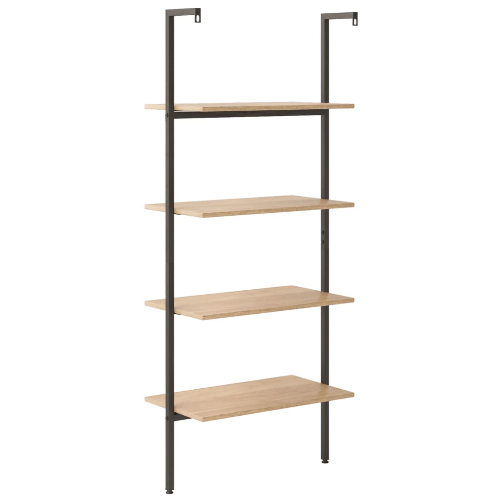 Ladderrek met 4 schappen 64x35x152,5 cm