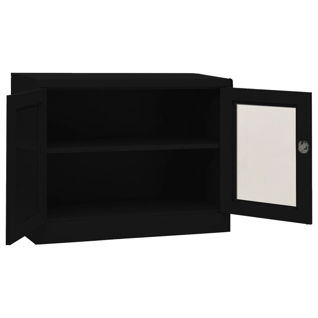 Armoire de bureau 90x40x70 cm acier, anthracite