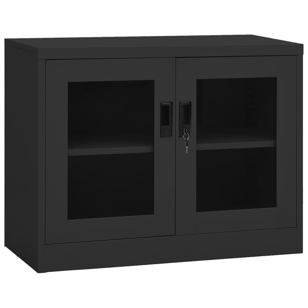 Armoire de bureau 90x40x70 cm acier, anthracite