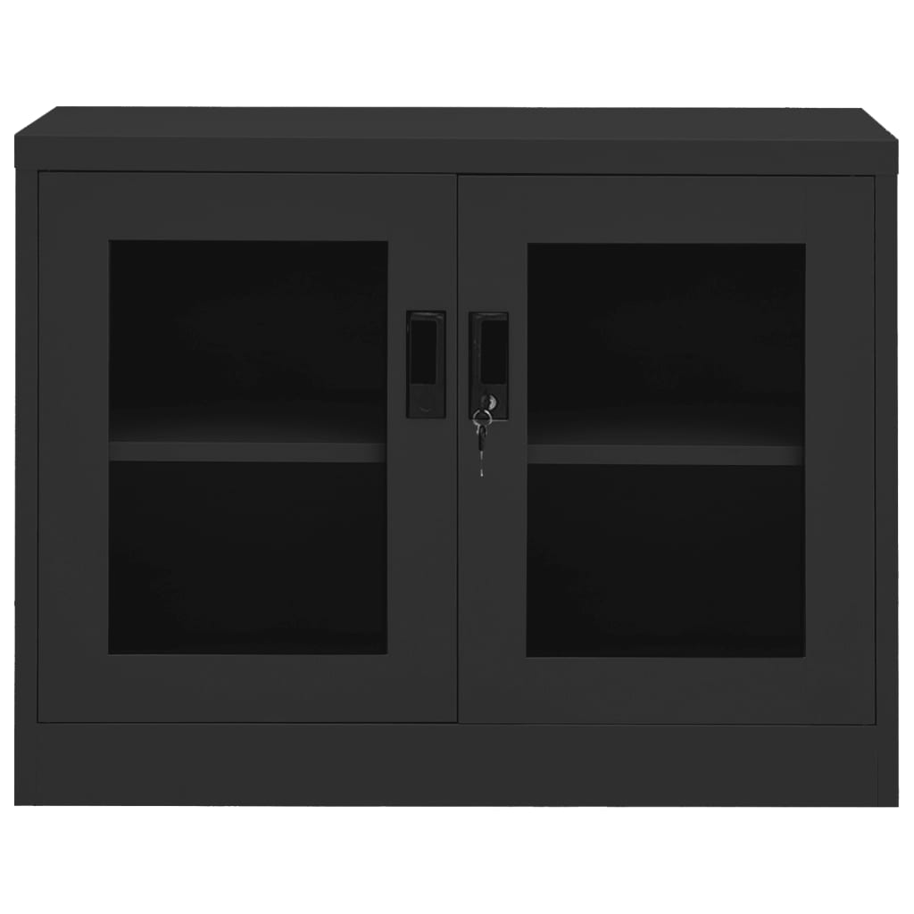 Armoire de bureau 90x40x70 cm acier, anthracite