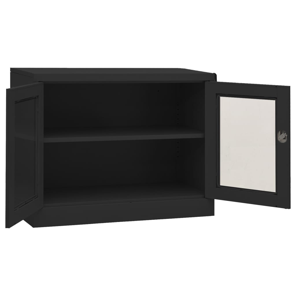 Armoire de bureau 90x40x70 cm acier, anthracite