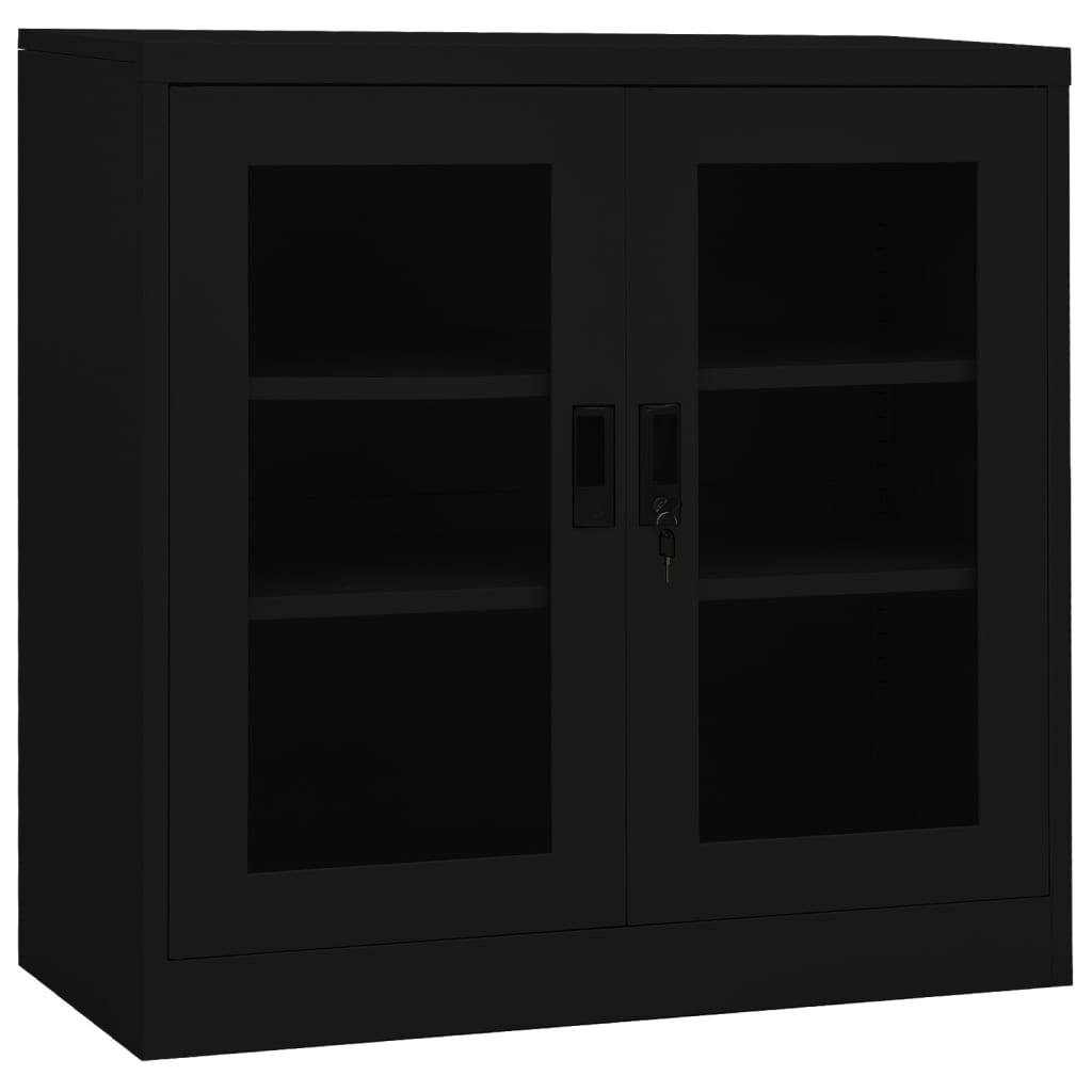 Armoire de bureau 90x40x70 cm acier, anthracite