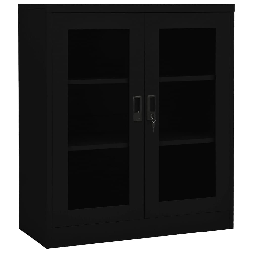 Armoire de bureau 90x40x70 cm acier, anthracite