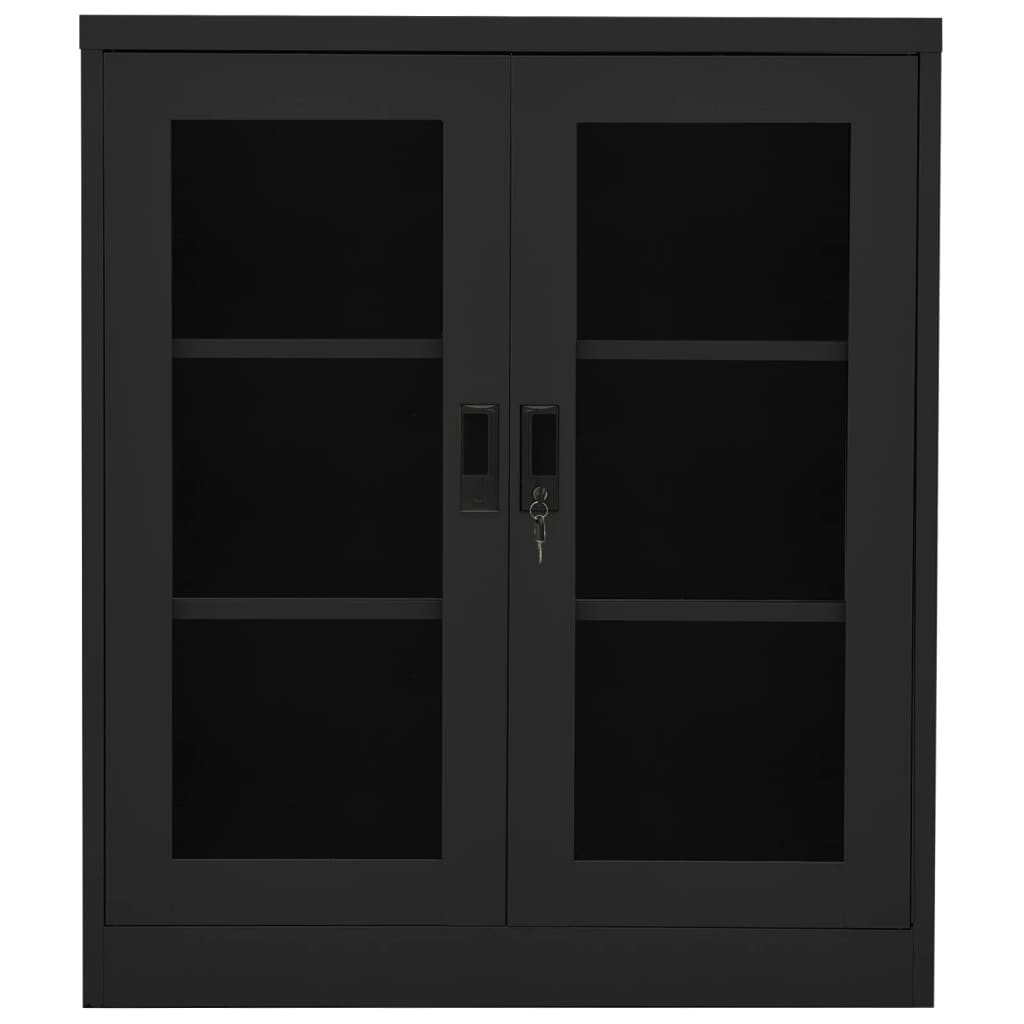 Armoire de bureau 90x40x70 cm acier, anthracite