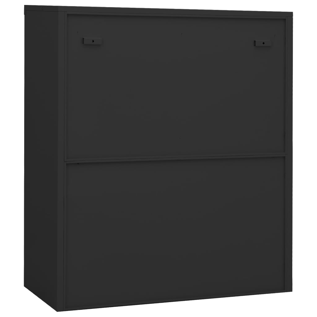 Armoire de bureau 90x40x70 cm acier, anthracite