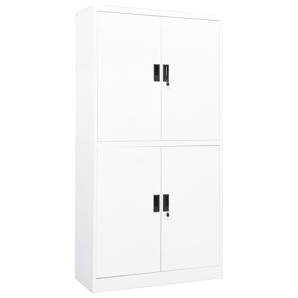 Armoire de bureau 90x40x180 cm en acier