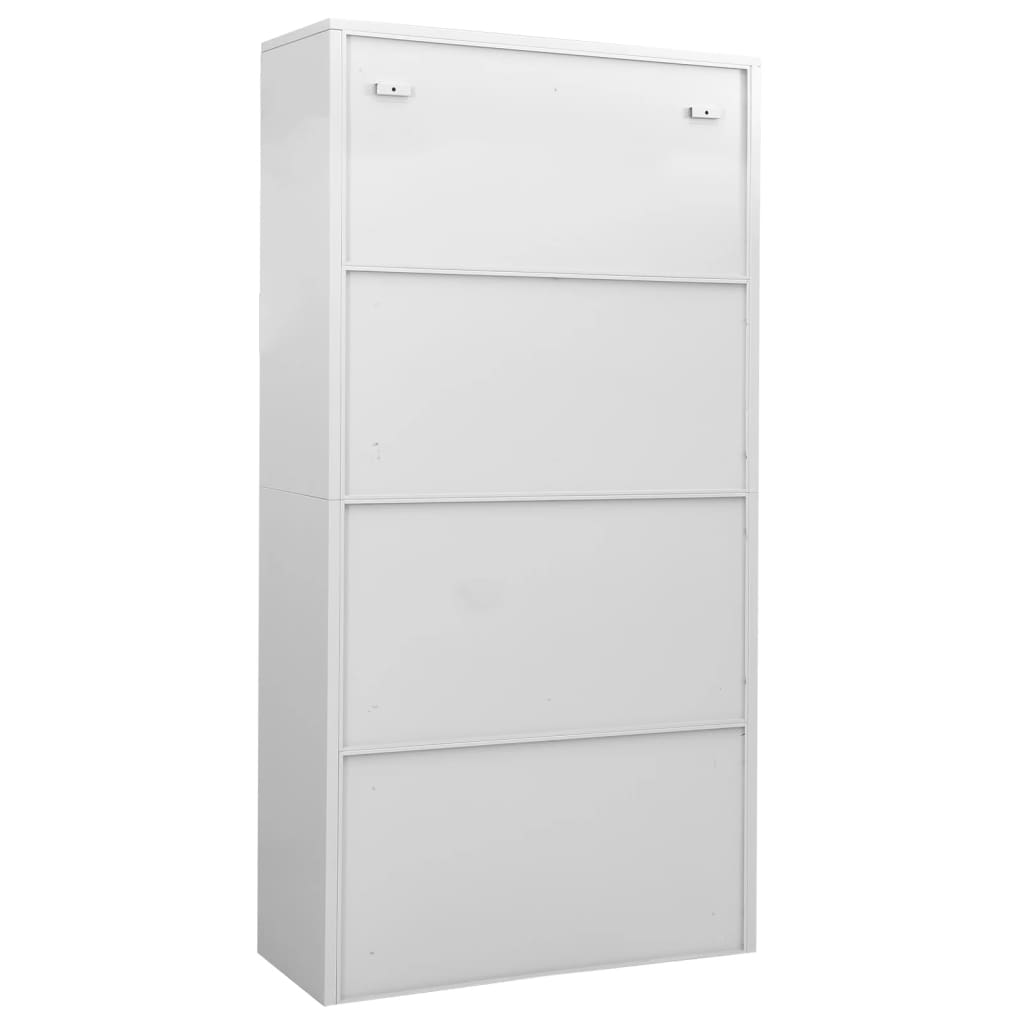 Armoire de bureau 90x40x180 cm en acier