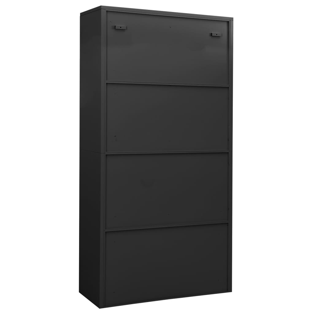 Armoire de bureau 90x40x180 cm en acier