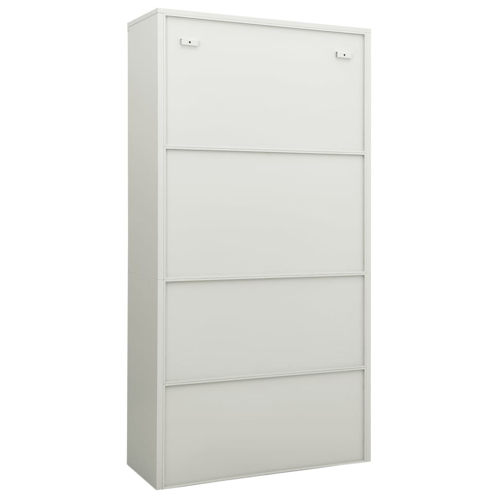 Armoire de bureau 90x40x180 cm en acier