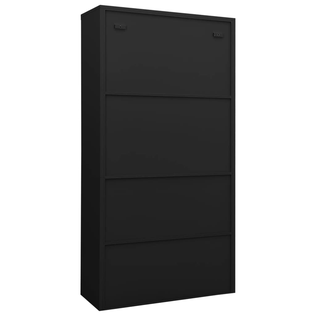 Armoire de bureau 90x40x180 cm en acier