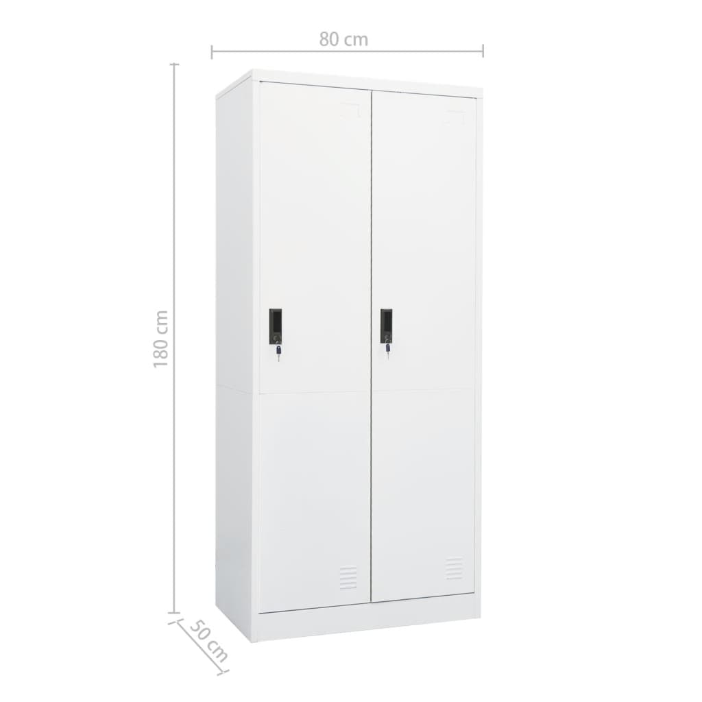 Armoire 80x50x180 cm en acier