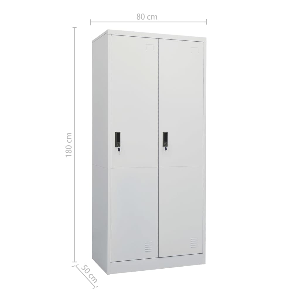 Armoire 80x50x180 cm en acier