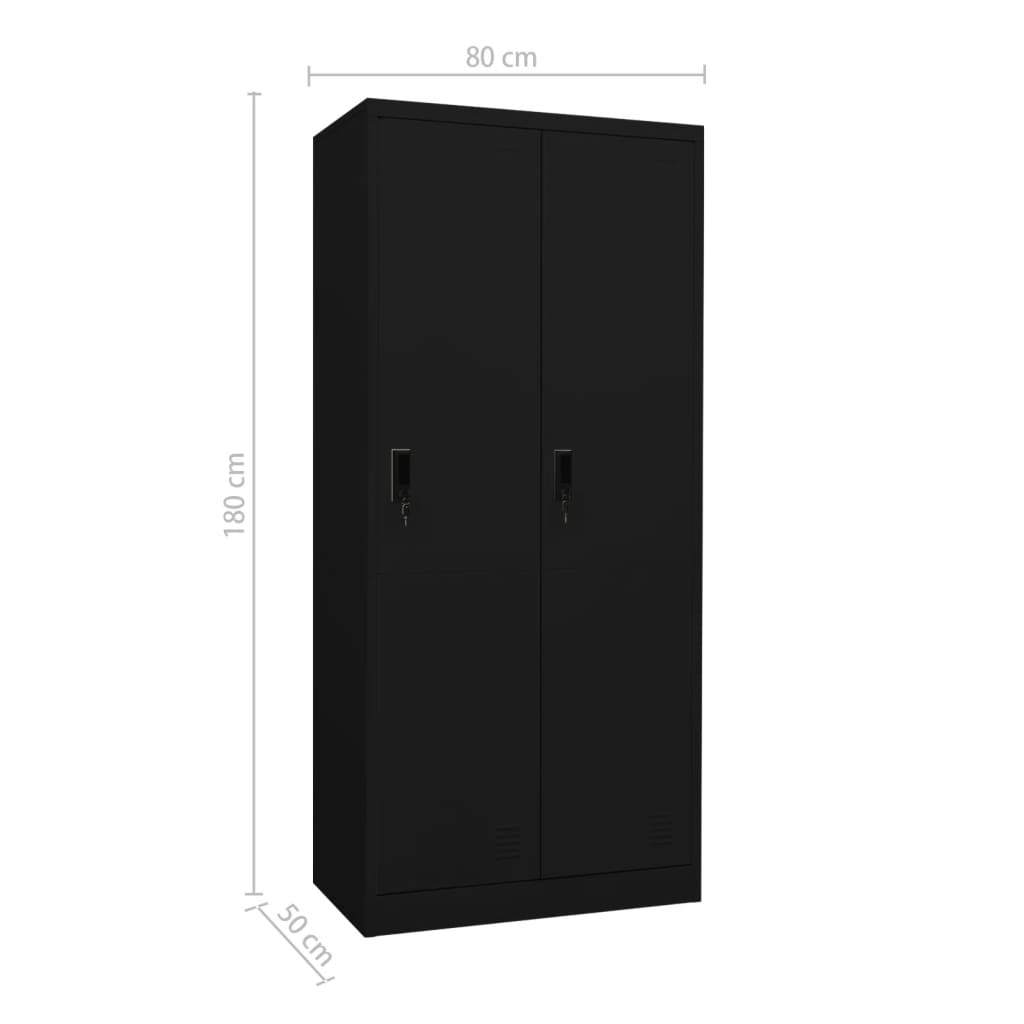 Armoire 80x50x180 cm en acier