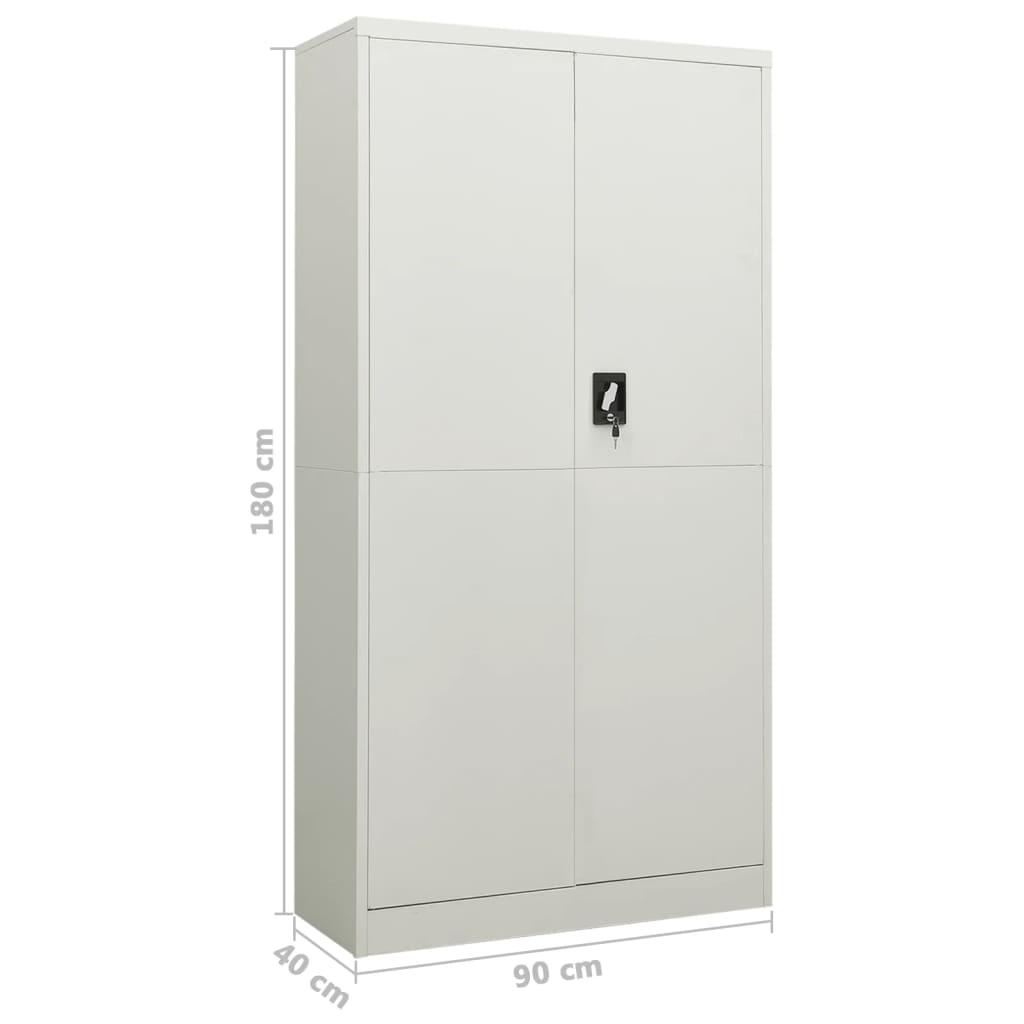 Lockerkast 90x40x180 cm staal