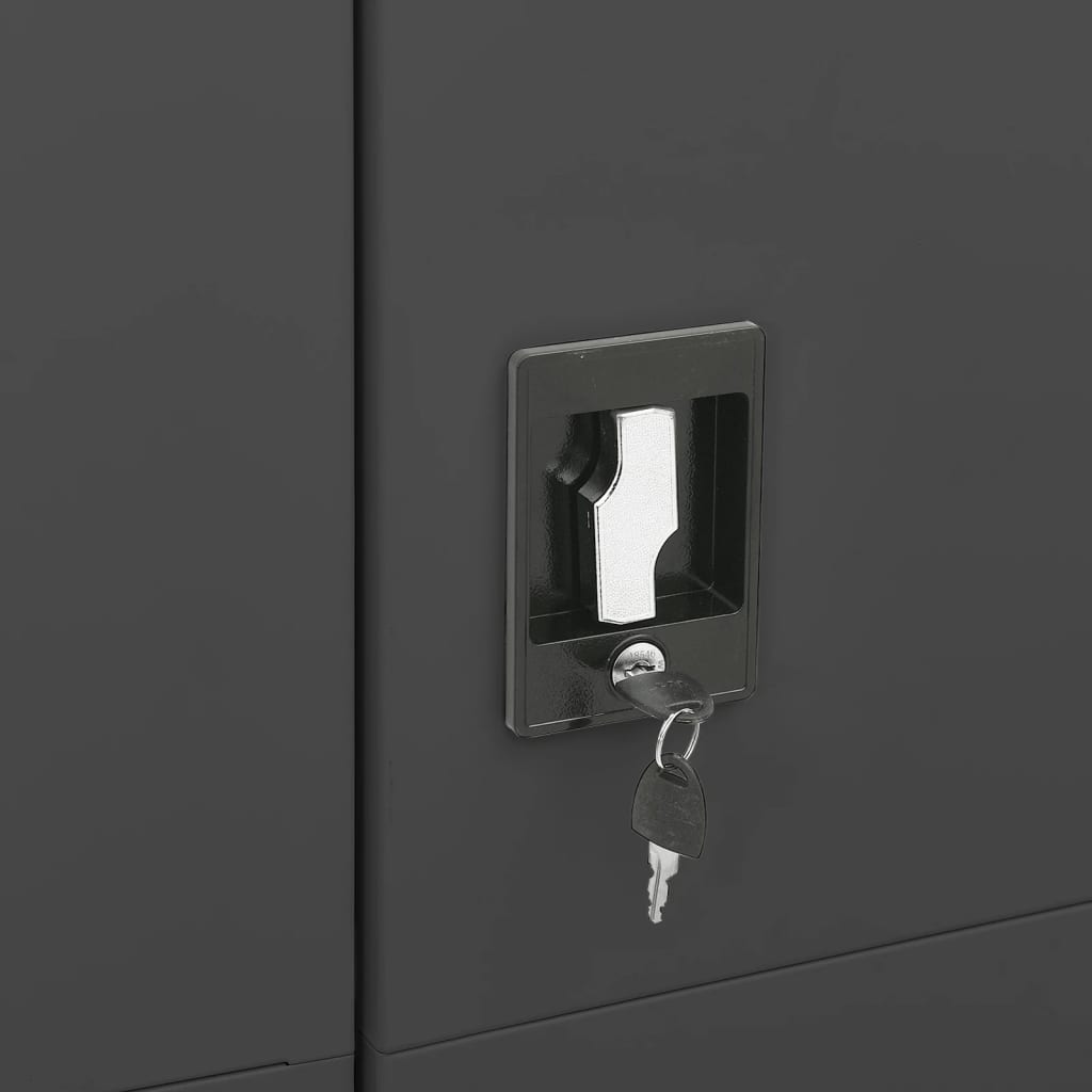 Lockerkast 90x40x180 cm staal