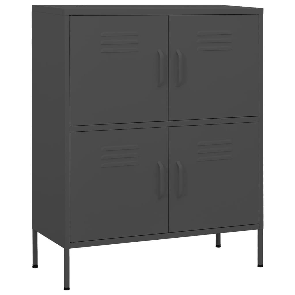 Armoire de rangement 80x35x101,5 cm acier, anthracite