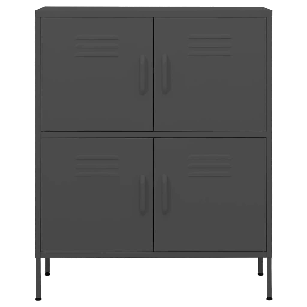 Armoire de rangement 80x35x101,5 cm acier, anthracite