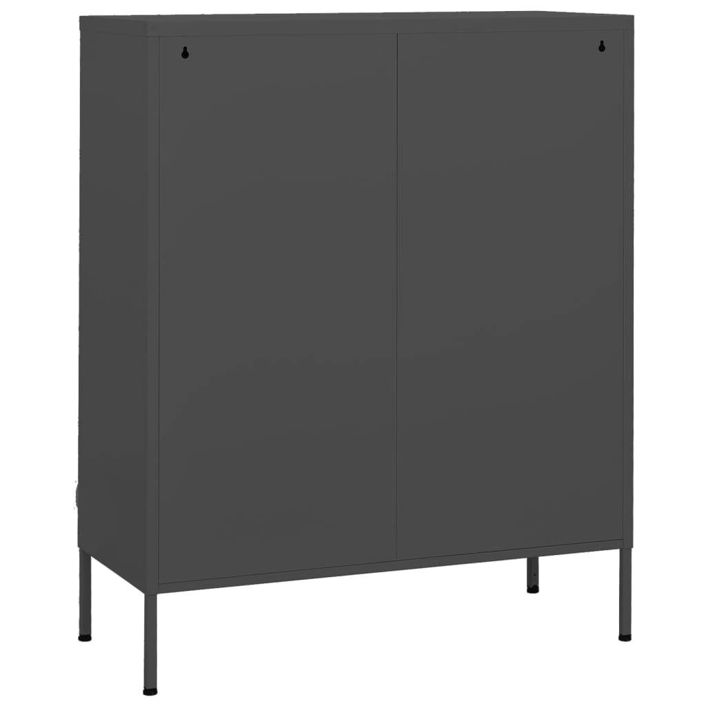 Armoire de rangement 80x35x101,5 cm acier, anthracite