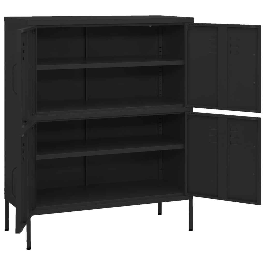 Armoire de rangement 80x35x101,5 cm acier, anthracite