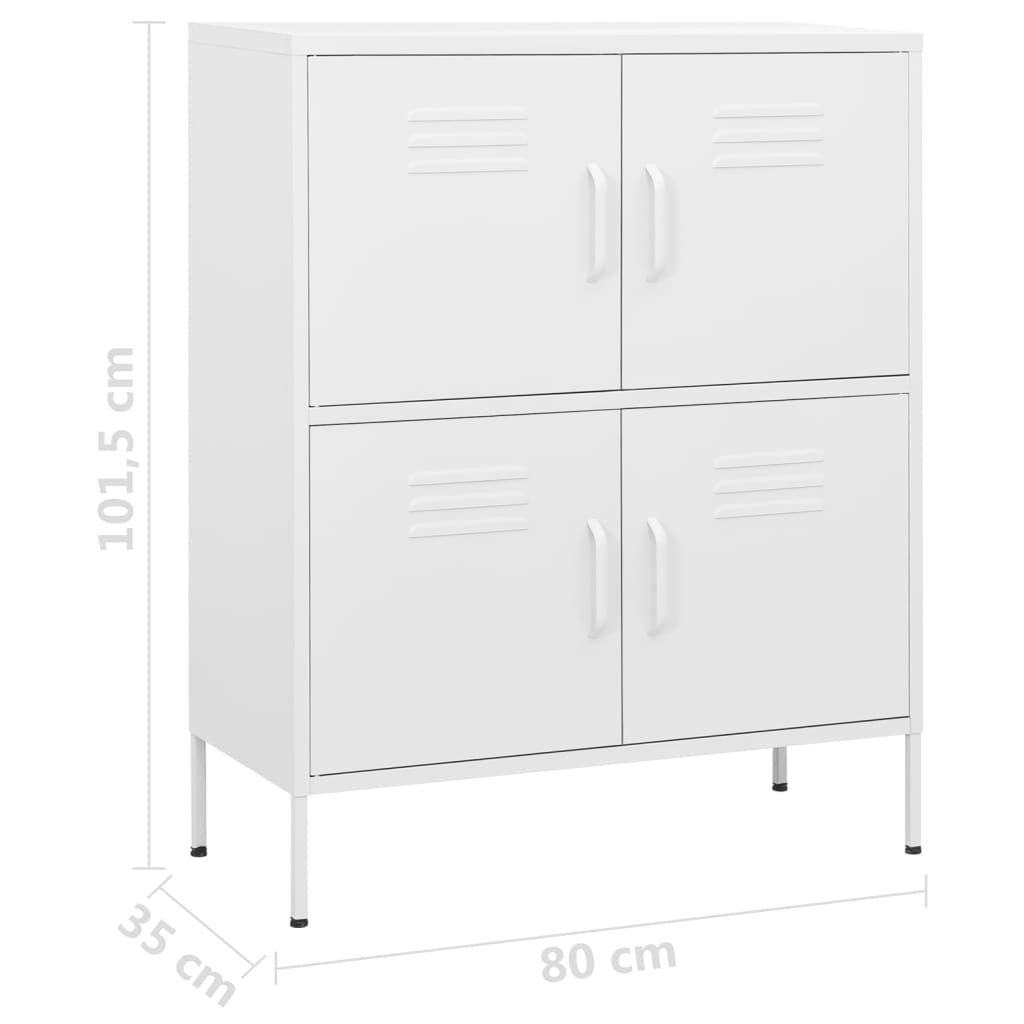 Armoire de rangement 80x35x101,5 cm acier, anthracite