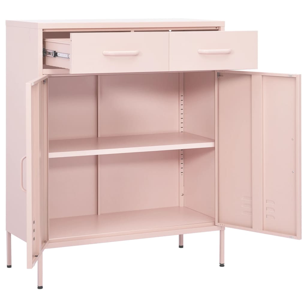 Armoire de rangement 80x35x101,5 cm en acier