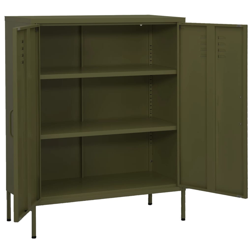 Armoire de rangement 80x35x101,5 cm en acier