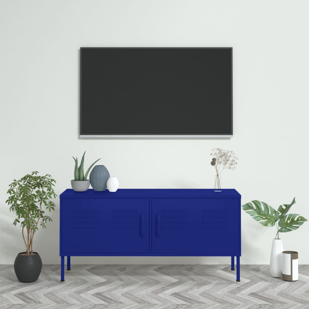 Tv-meubel 105x35x50 cm staal