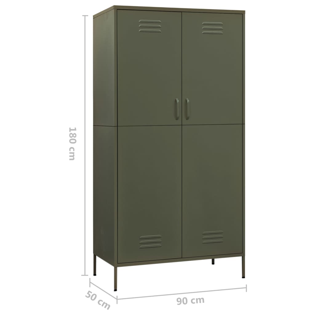 Armoire 90x50x180 cm en acier