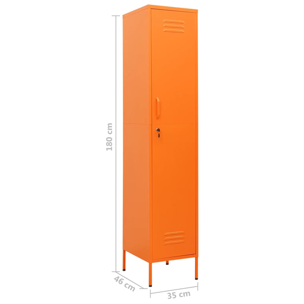 Armoire vestiaire 35x46x180 cm en acier