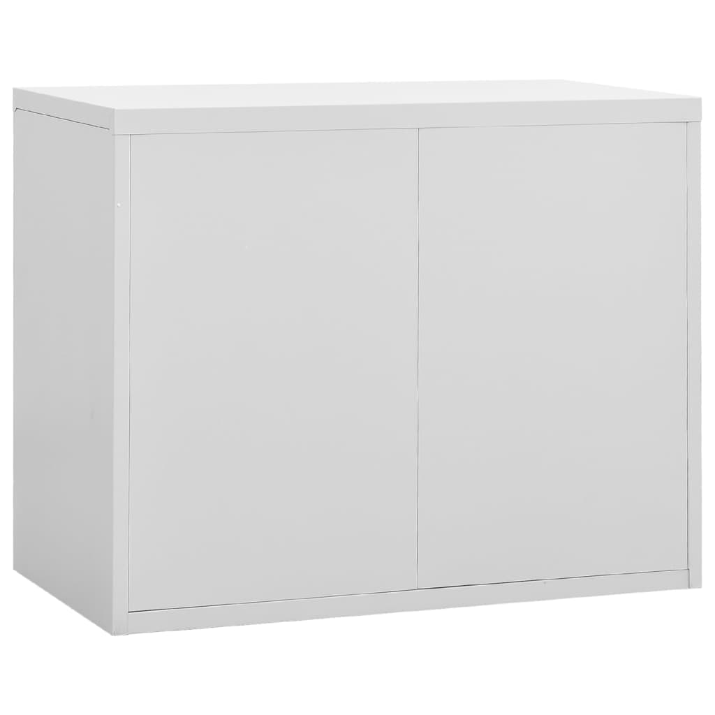 Archiefkast 90x46x134 cm staal antracietkleurig