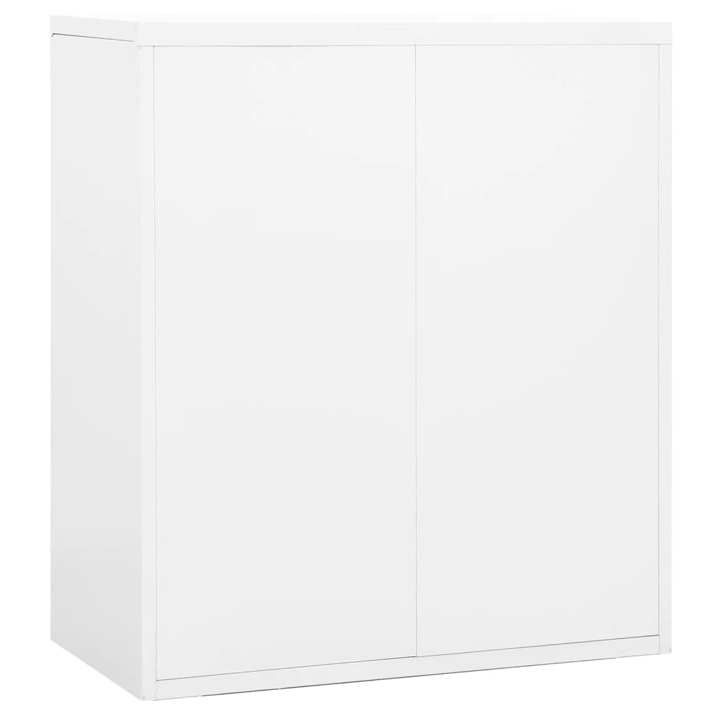 Archiefkast 90x46x134 cm staal antracietkleurig