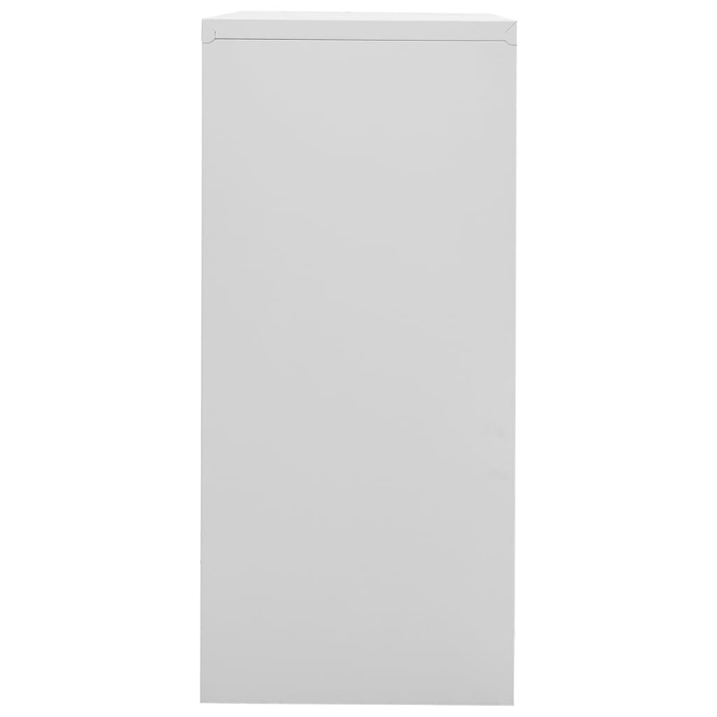 Archiefkast 90x46x134 cm staal antracietkleurig