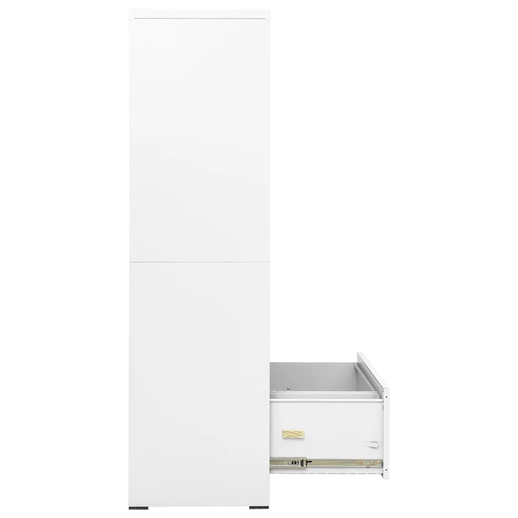 Archiefkast 90x46x134 cm staal antracietkleurig