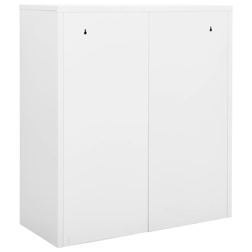 Armoire de bureau avec jardinière 90x40x125 cm en acier