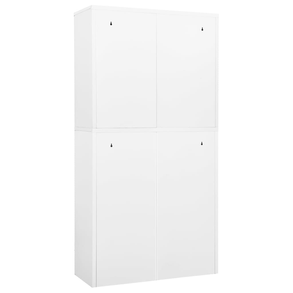 Armoire de bureau 90x40x180 cm en acier