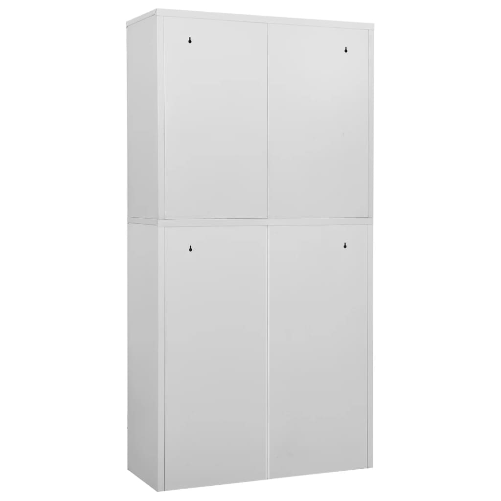 Armoire de bureau 90x40x180 cm en acier