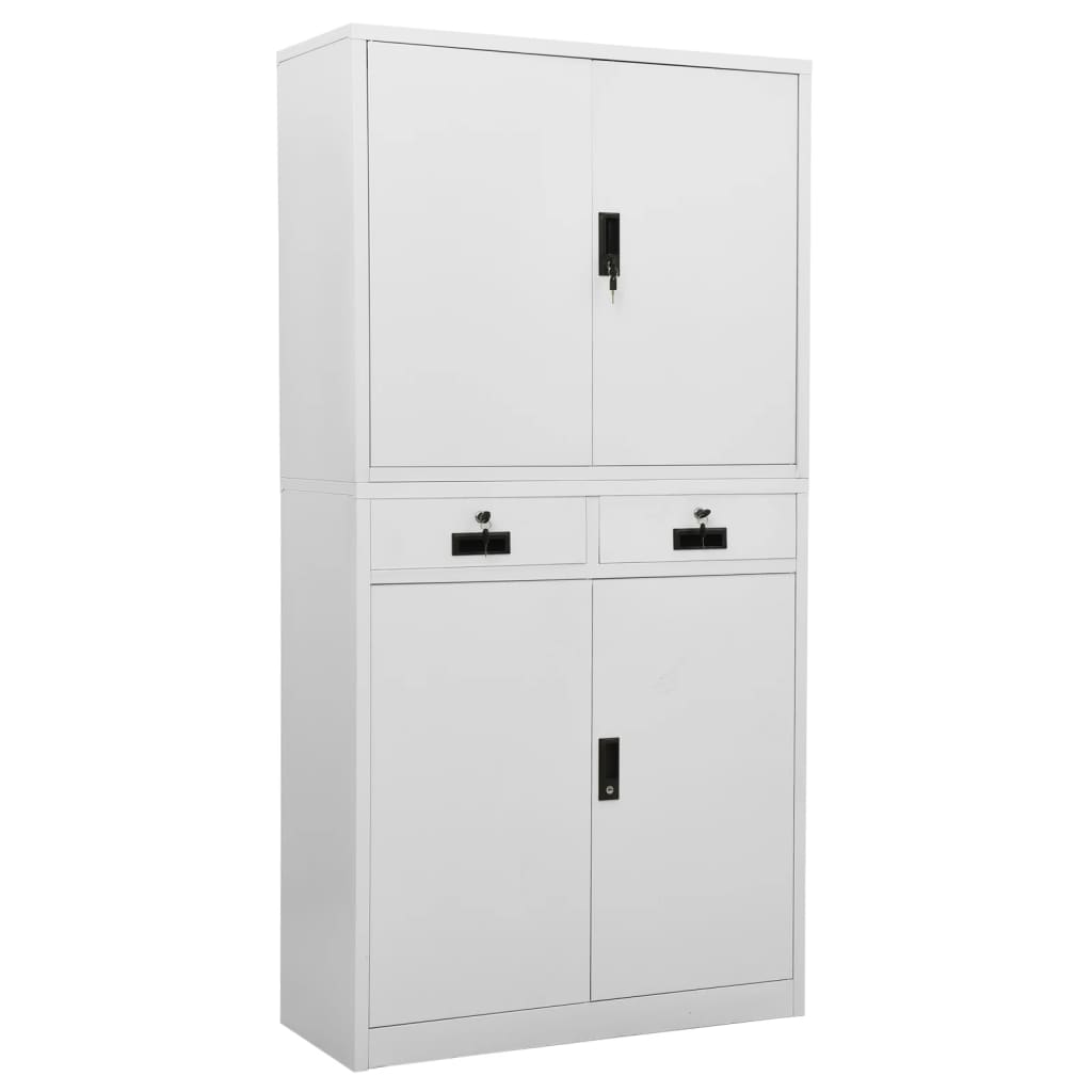 Armoire de bureau 90x40x180 cm en acier