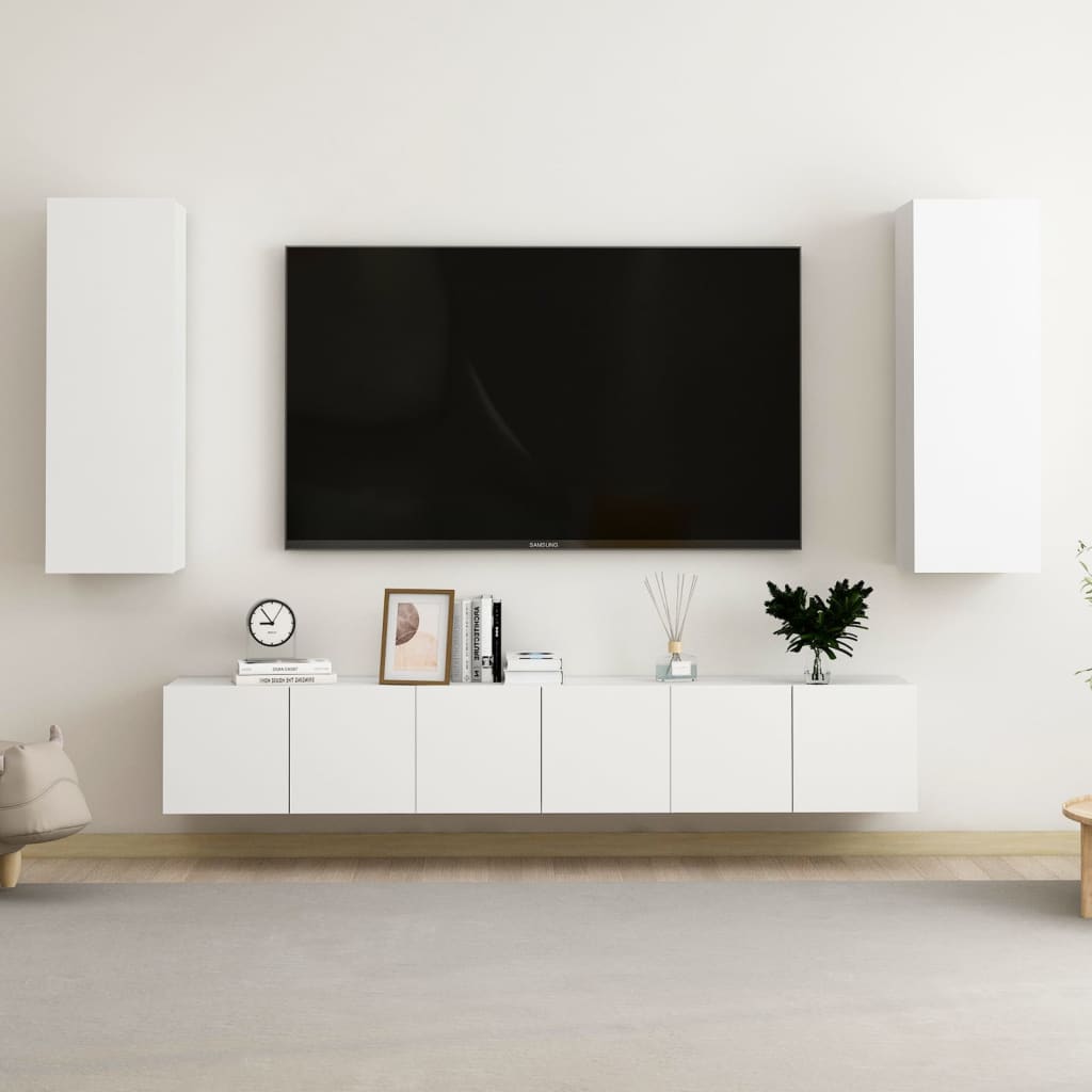 Ensemble de meubles TV 5 pièces en bois