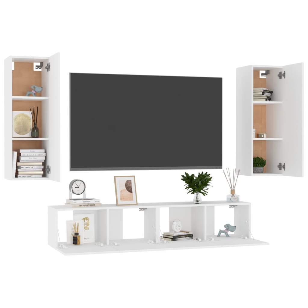 Ensemble de meubles TV 5 pièces en bois