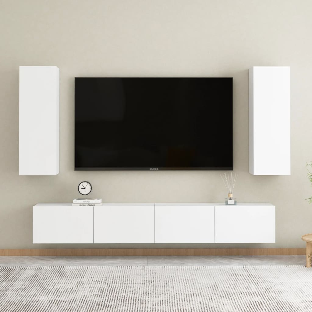 Ensemble de meubles TV 5 pièces en bois