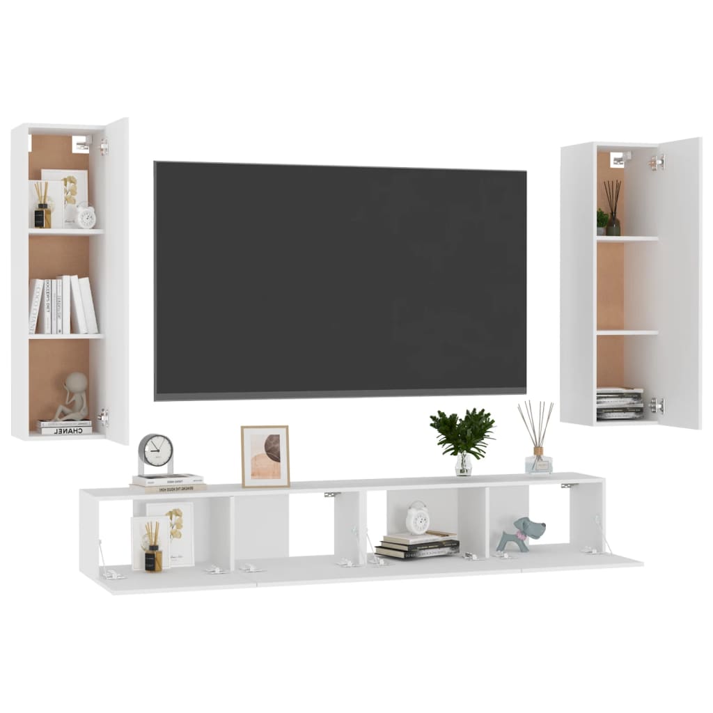 Ensemble de meubles TV 5 pièces en bois